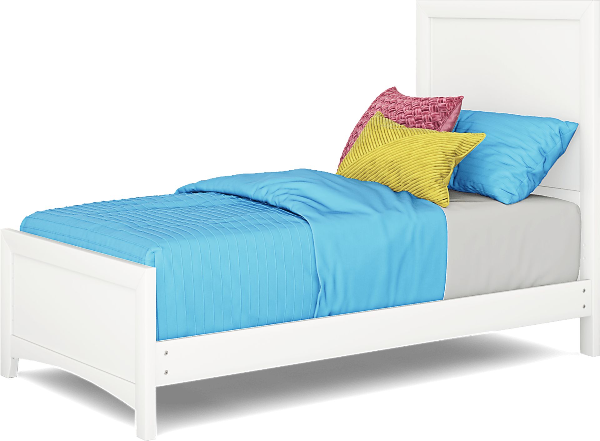 Kids Ivy League 2.0 White Twin Panel Bedroom - Image 3