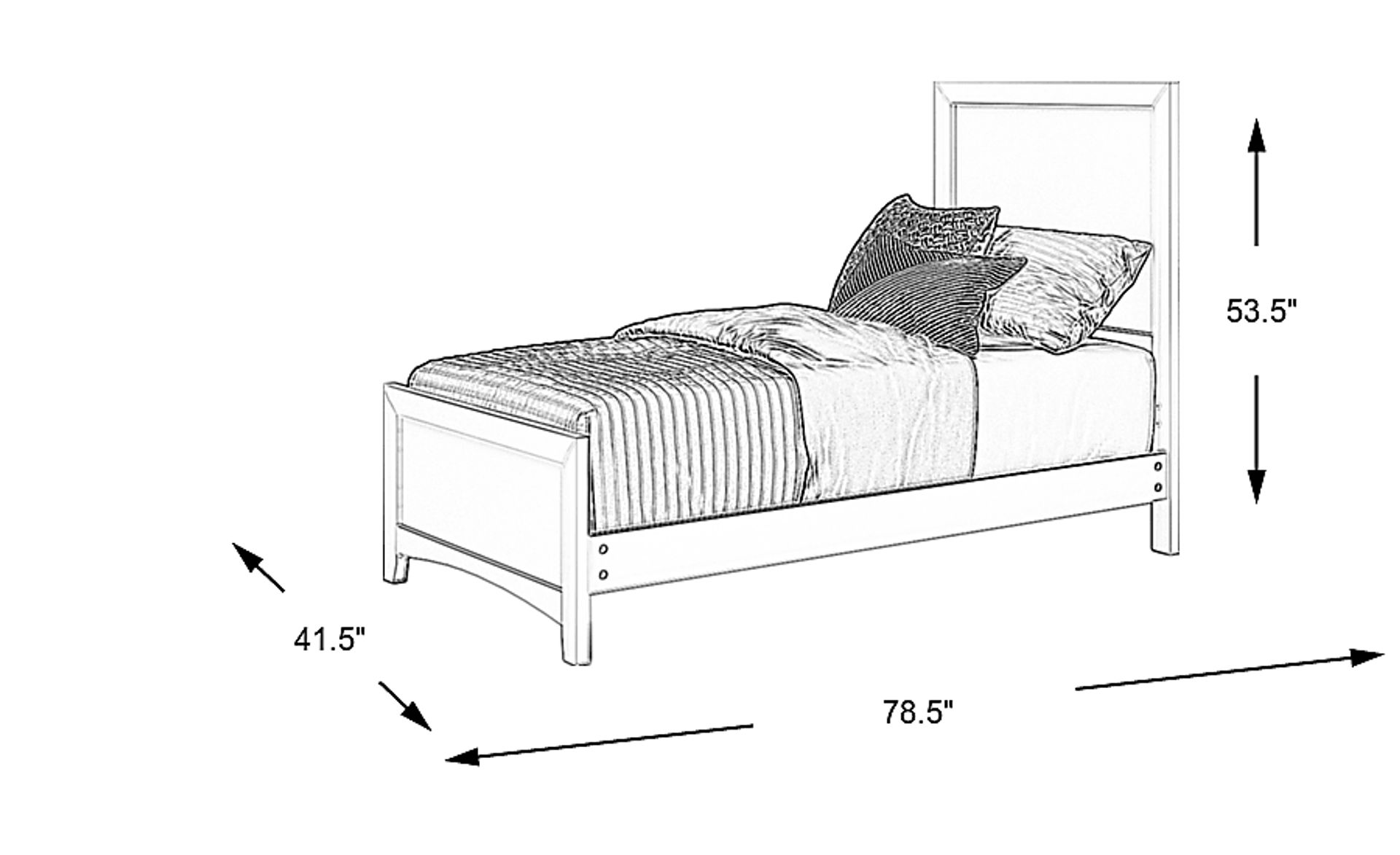 Dimension Image. Please refer to the Dimension Tab on this page for dimension details.