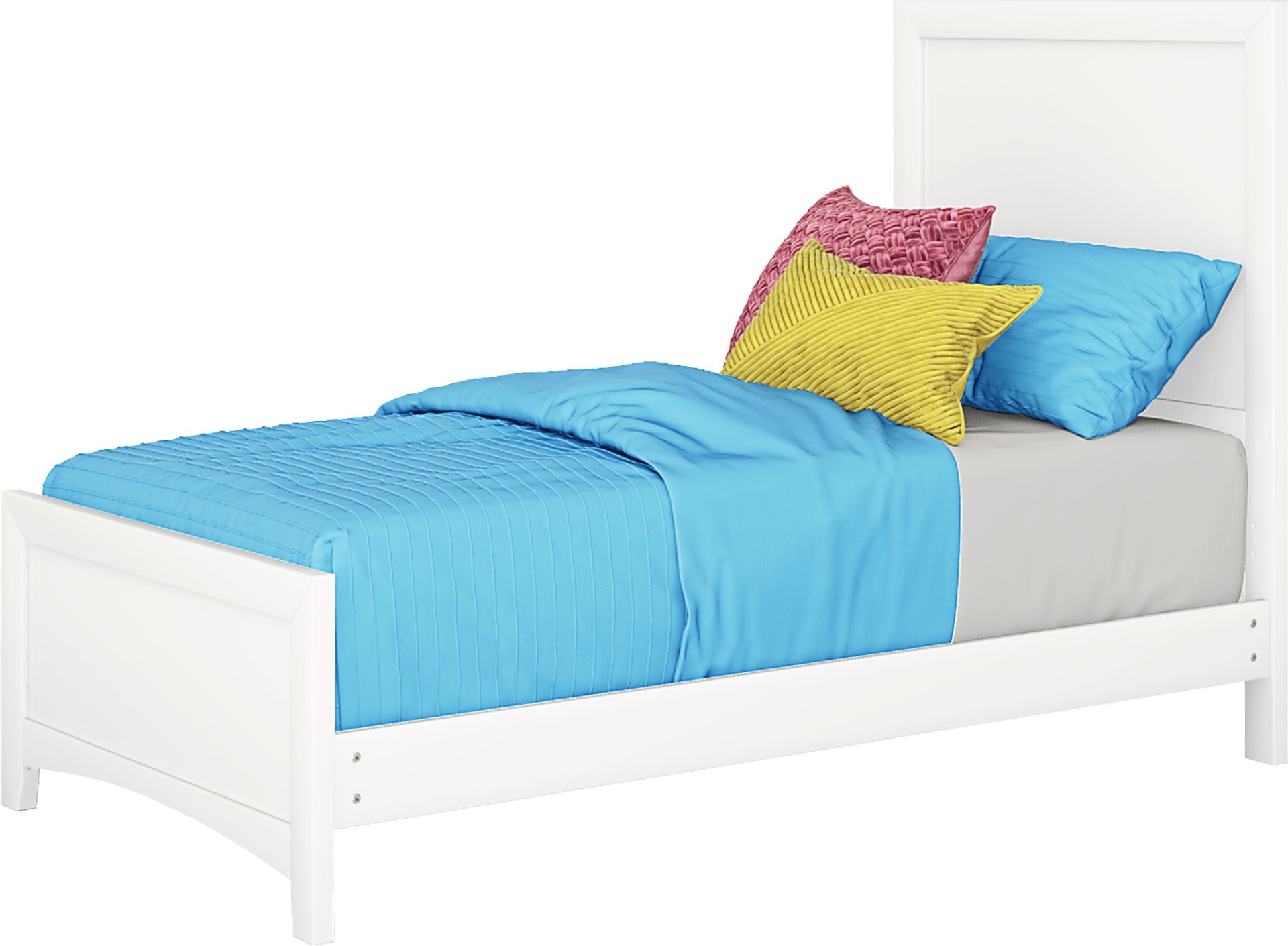 Kids Ivy League 2.0 White Twin Panel Bedroom - Image 2