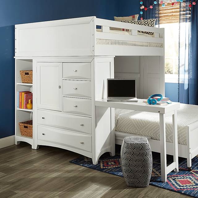 Kids Ivy League 2.0 White Desk Attachment - Thumbnail - Image 2