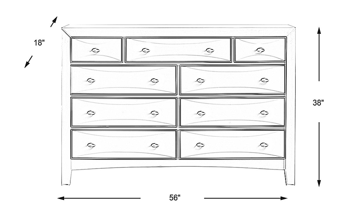 Kids Ivy League 2.0 White Dresser