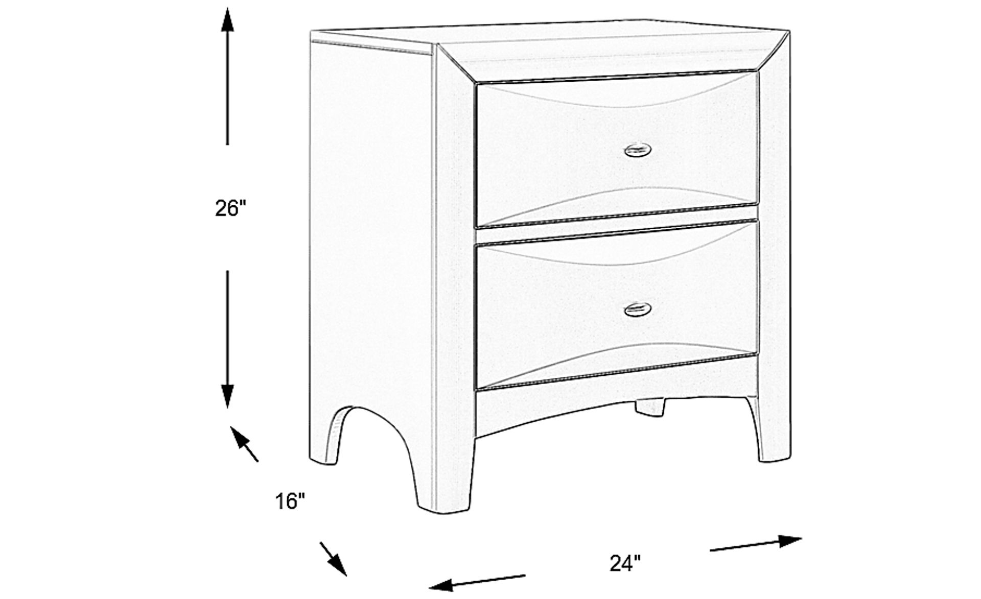 Dimension Image. Please refer to the Dimension Tab on this page for dimension details.