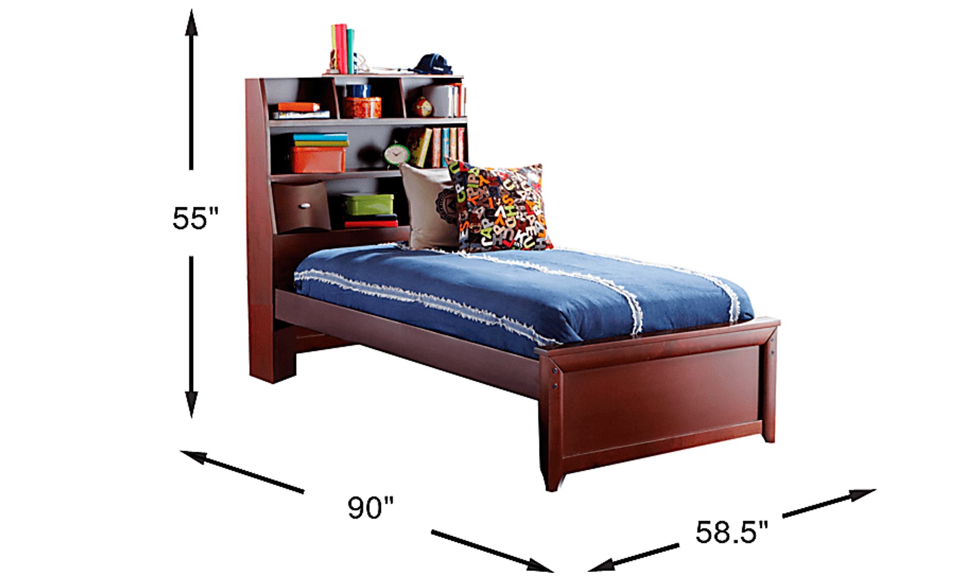 Dimension Image. Please refer to the Dimension Tab on this page for dimension details.