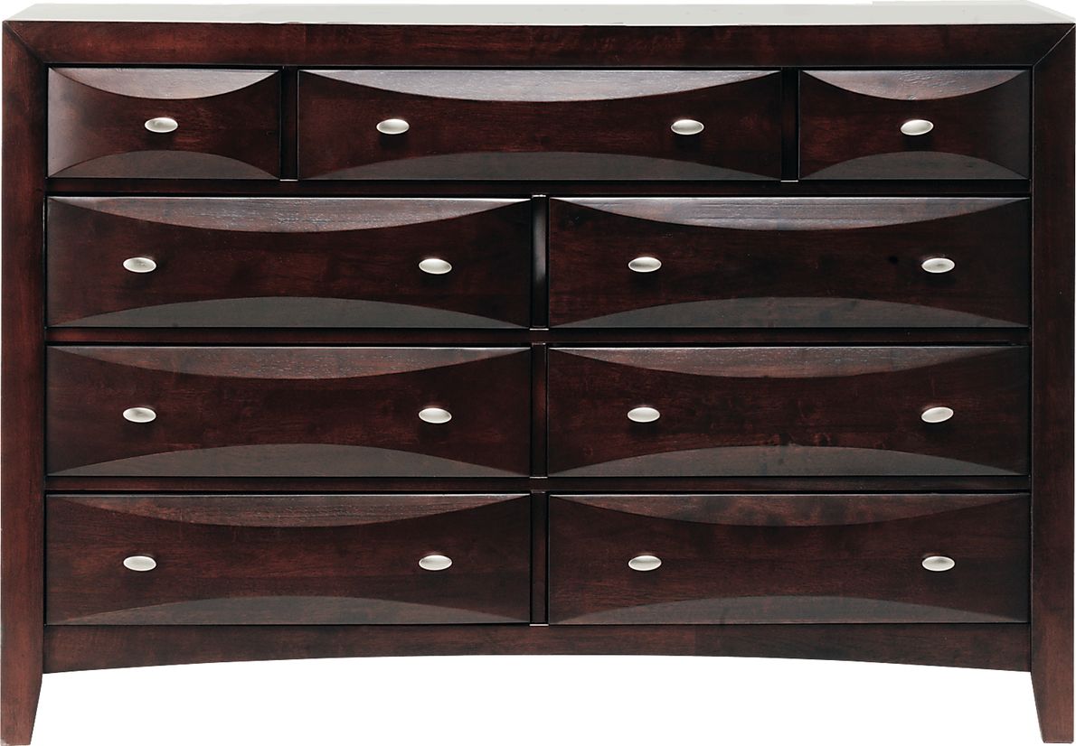 Ivy League Dark Cherry Wood Dresser Rooms To Go