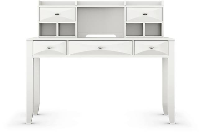 Kids Ivy League White Desk and Hutch - Thumbnail - Image 1