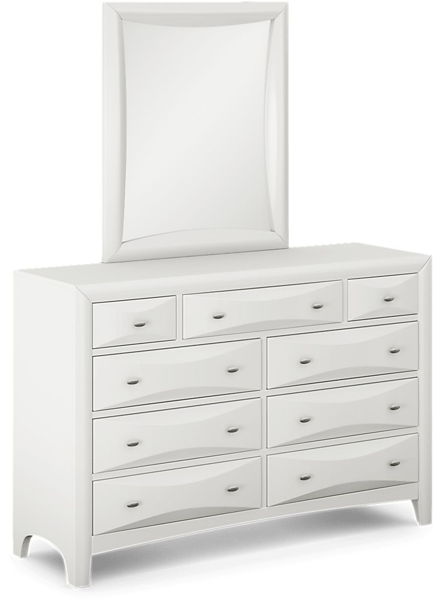 Kids Ivy League White Dresser & Mirror Set Rooms To Go