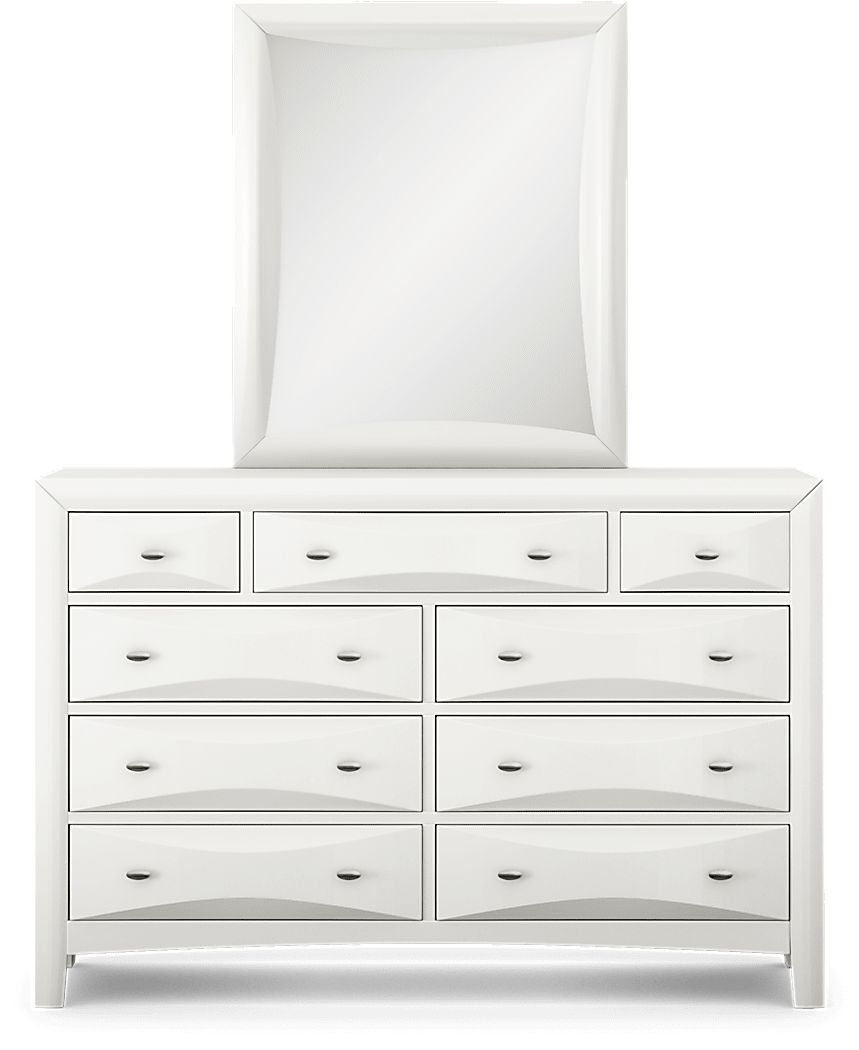 Kids Ivy League White Dresser & Mirror Set Rooms To Go