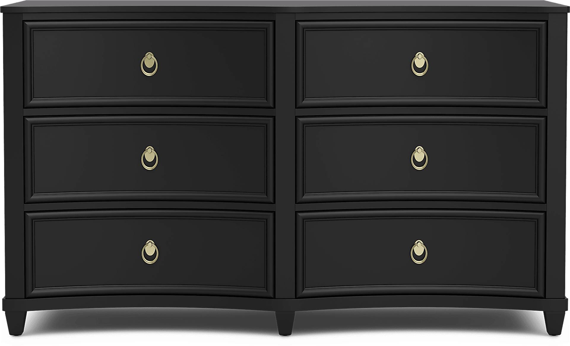black dresser