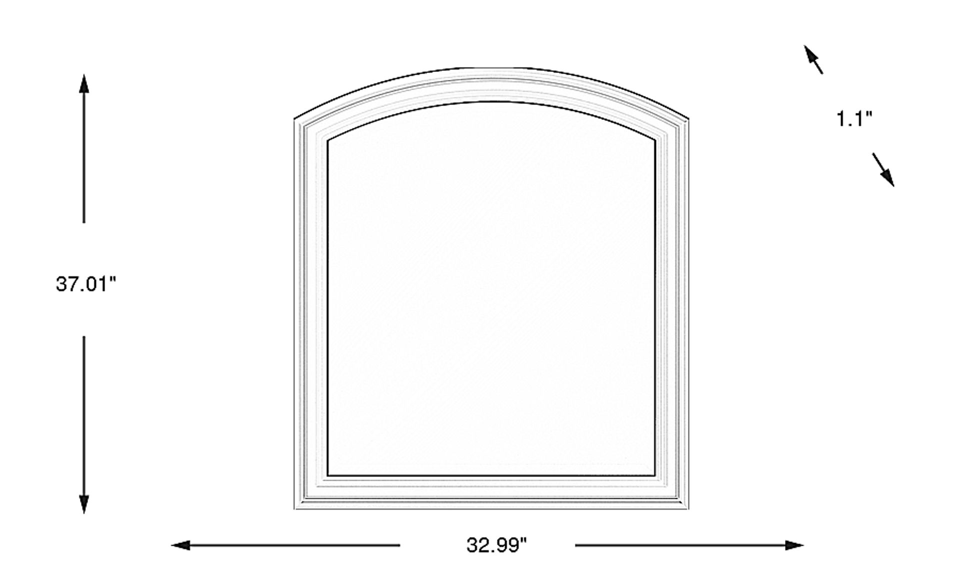 Dimension Image. Please refer to the Dimension Tab on this page for dimension details.