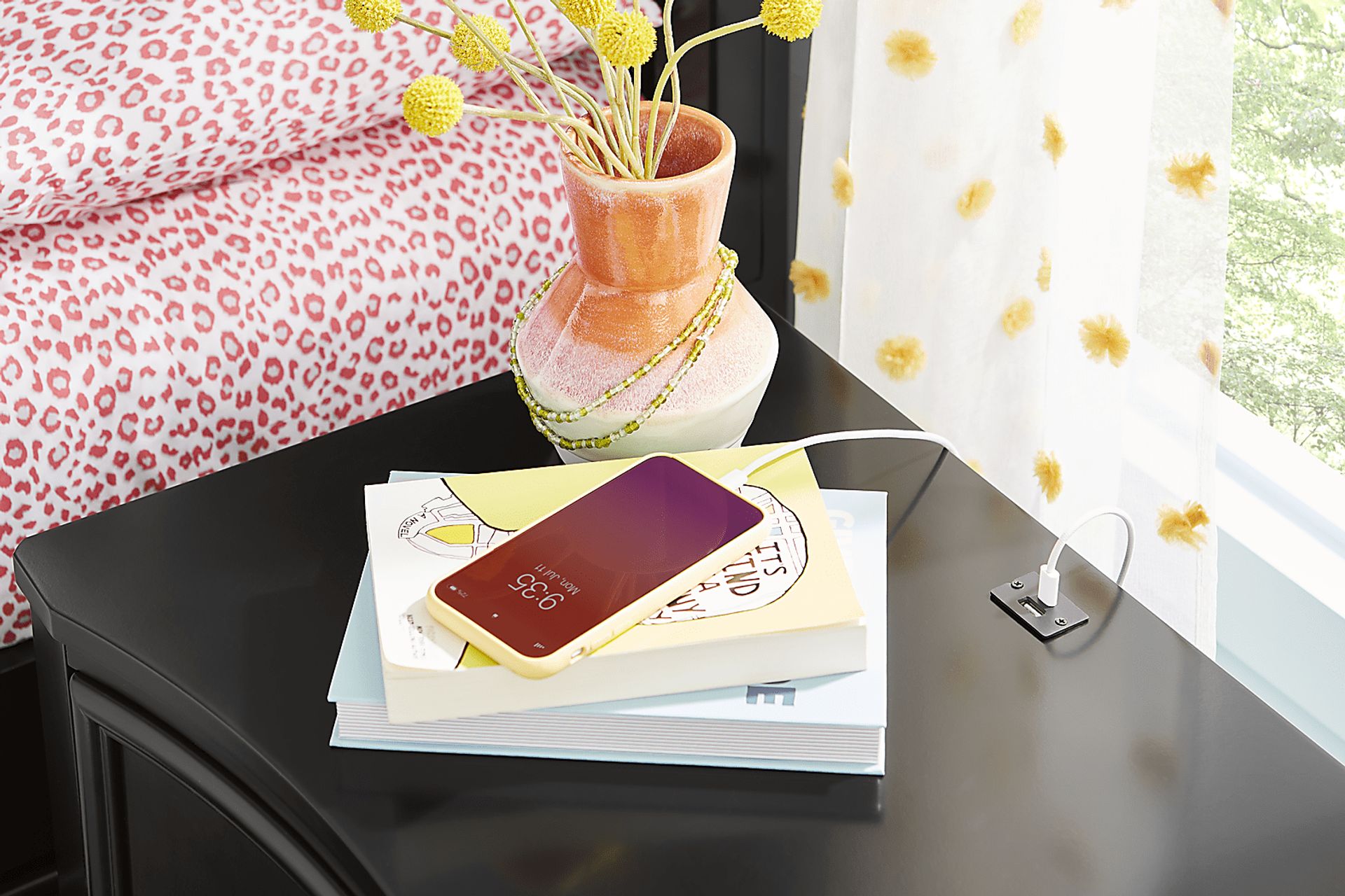 Kids Jaclyn Lane Black Nightstand - Image 3