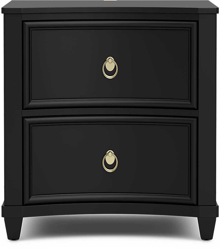 Kids Jaclyn Lane Black Nightstand