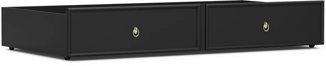 Kids Jaclyn Lane Black Twin Storage Trundle - Thumbnail - Image 1