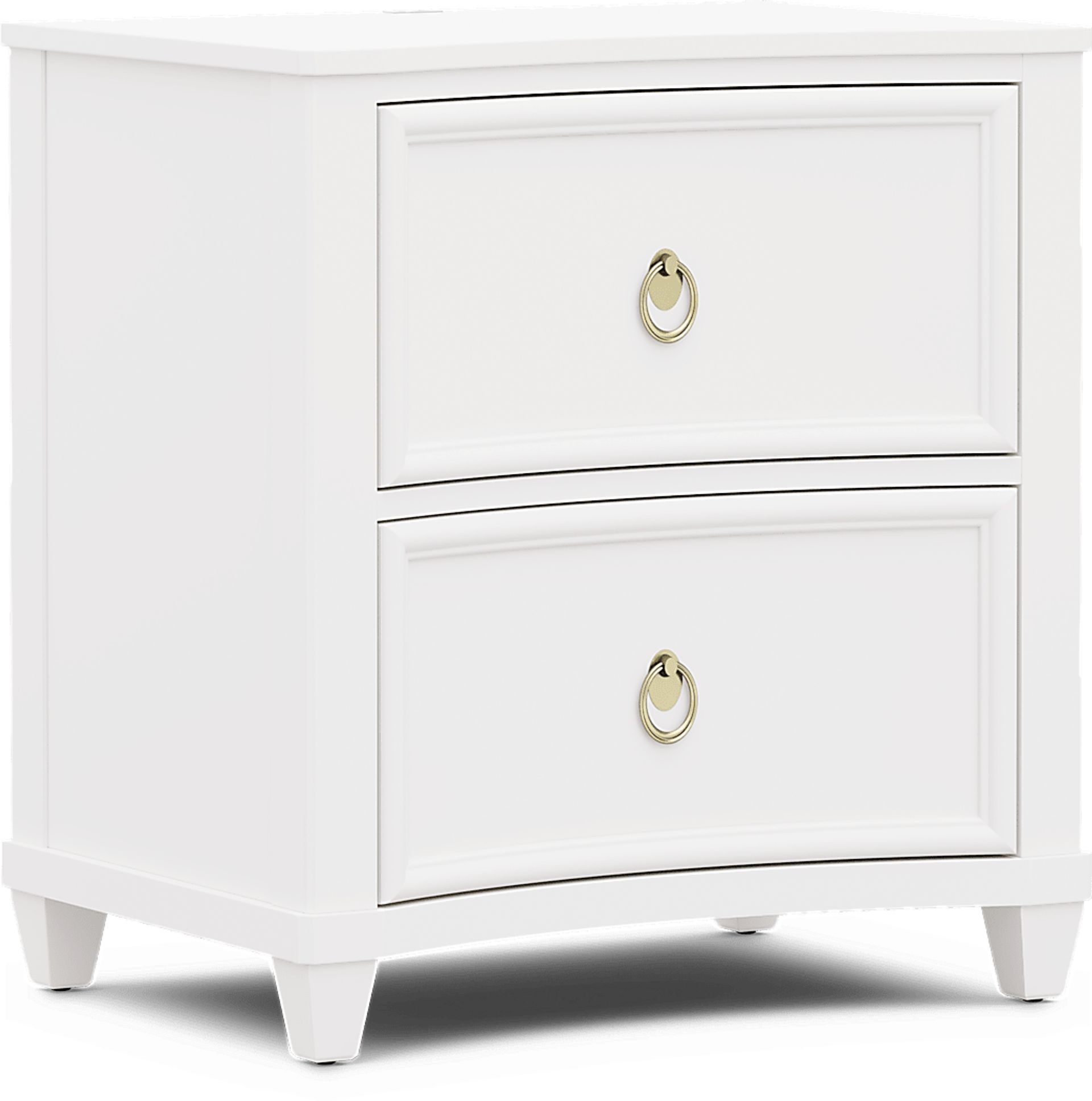 Kids Jaclyn Lane White Nightstand - Image 2