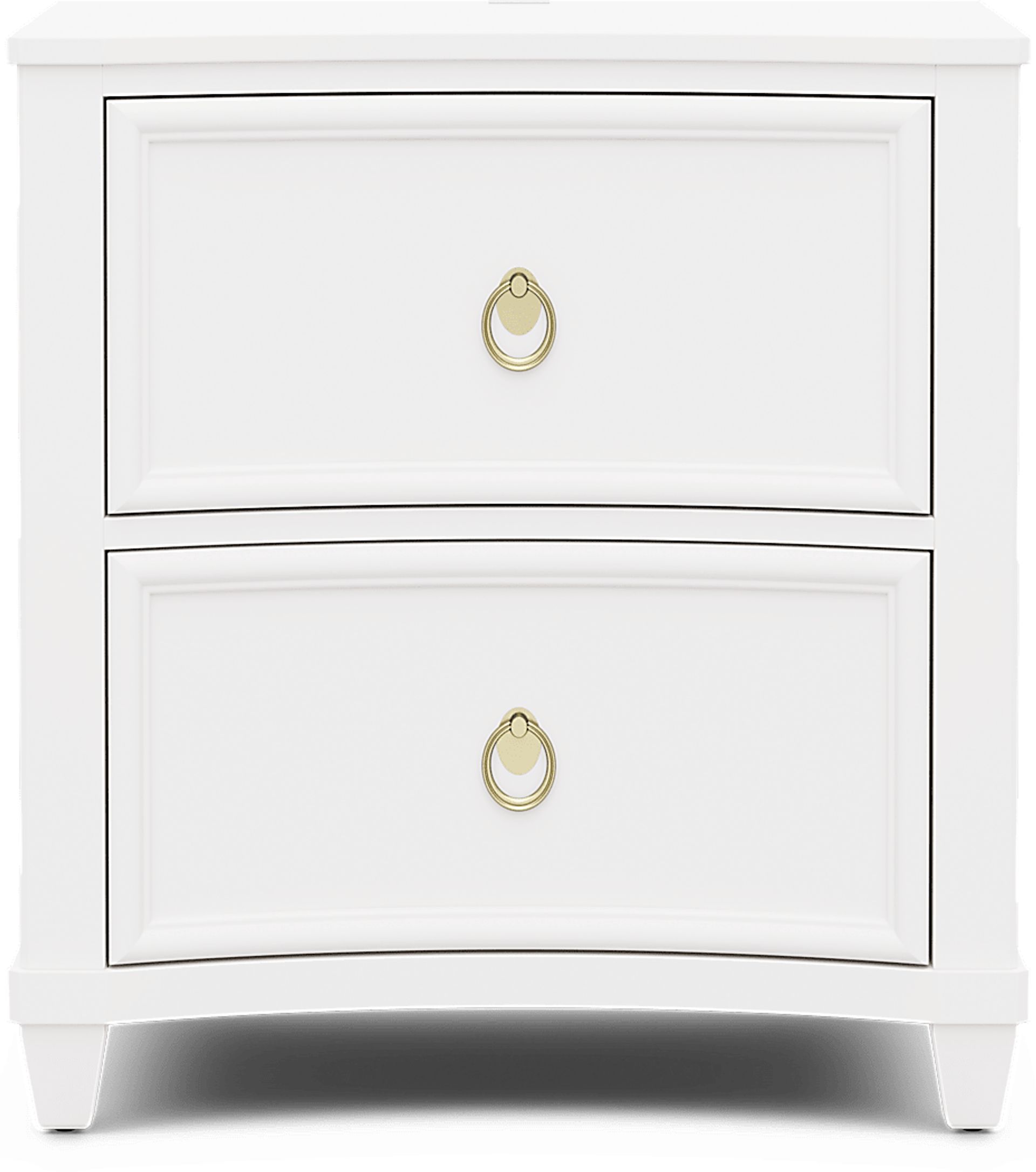 Kids Jaclyn Lane White Nightstand - Image 1