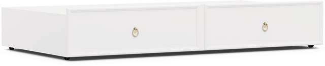 Kids Jaclyn Lane White Twin Storage Trundle - Thumbnail - Image 1
