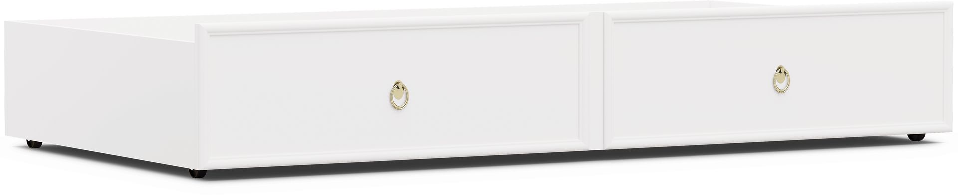 Kids Jaclyn Lane White Twin Storage Trundle - Image 1