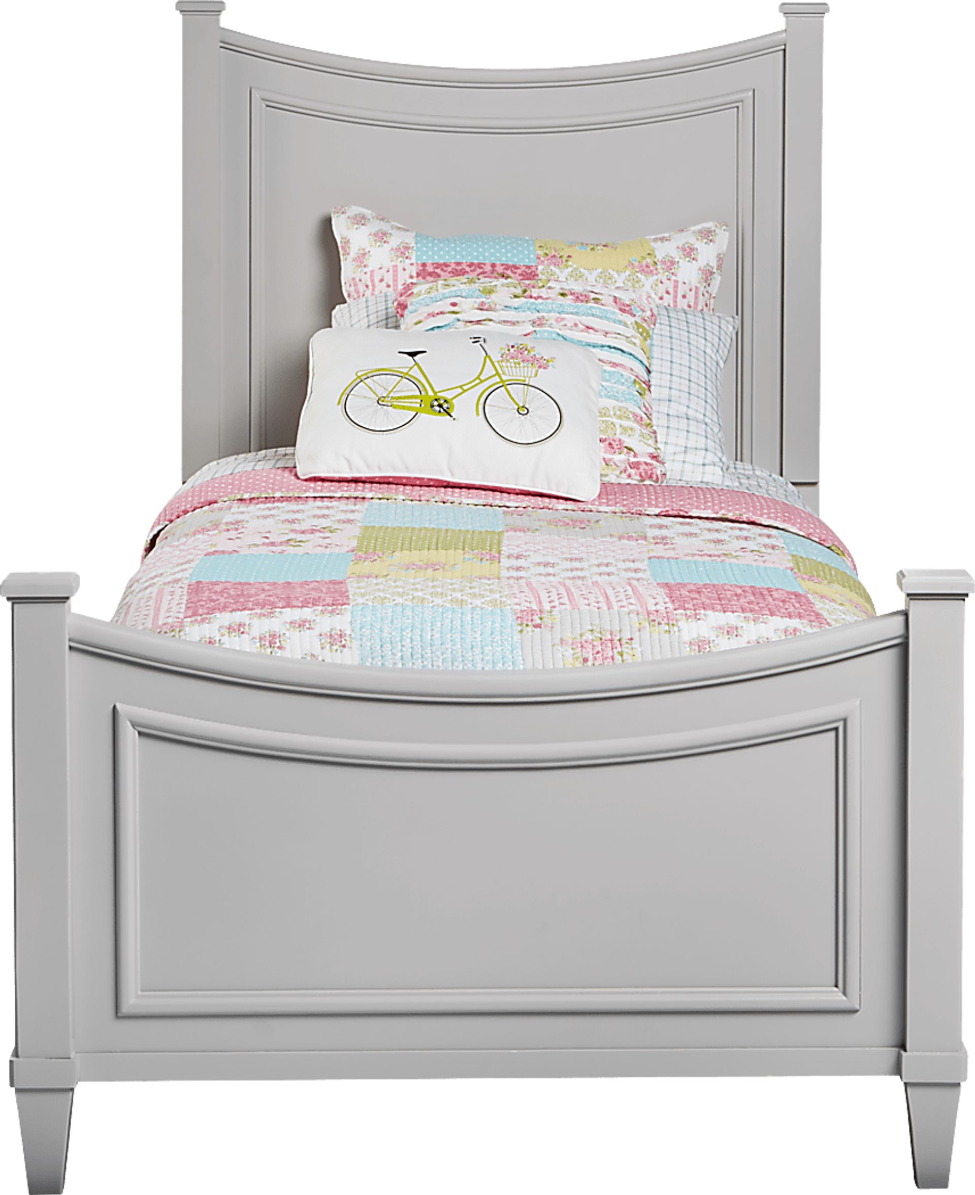 Kids Jaclyn Place Gray 4 Pc Twin Bedroom - Image 2