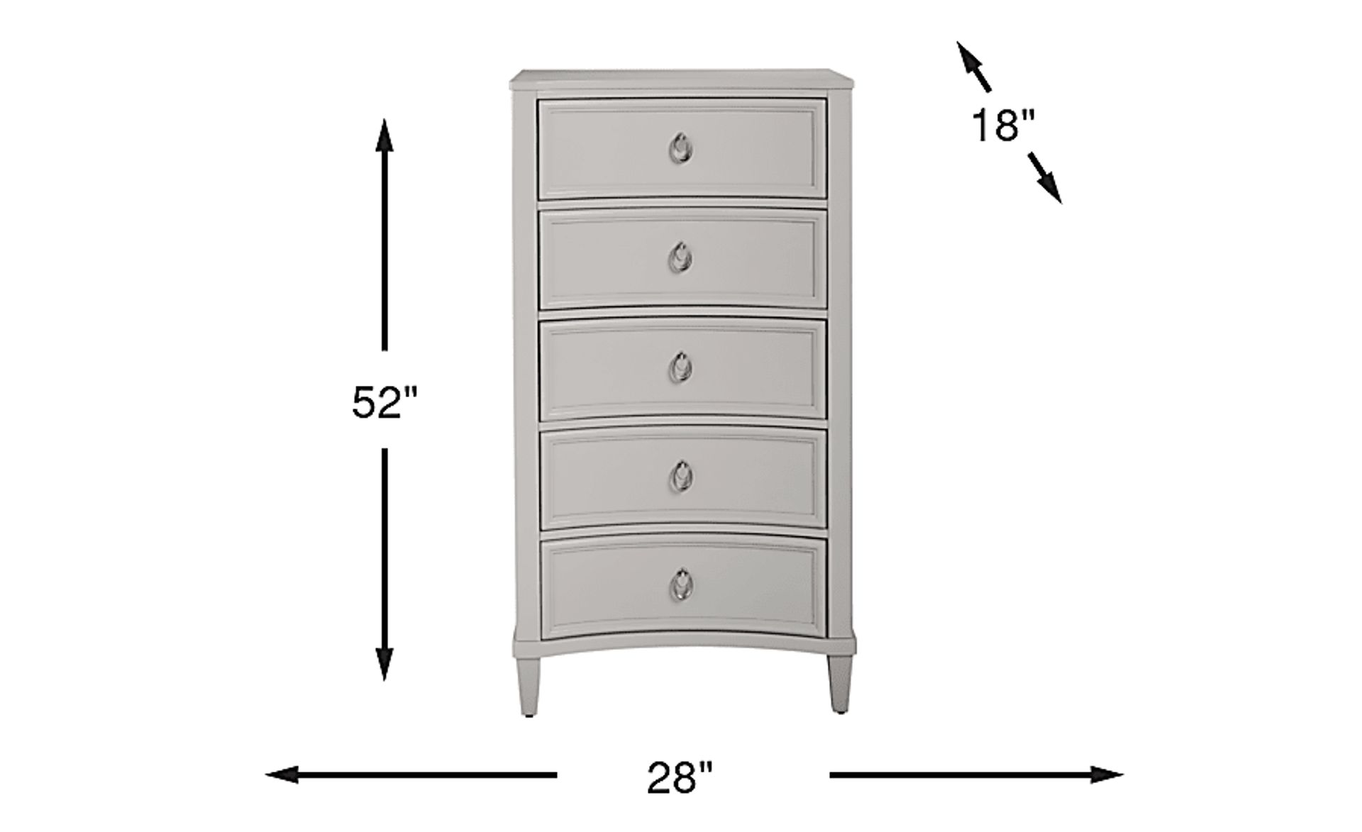 Dimension Image. Please refer to the Dimension Tab on this page for dimension details.