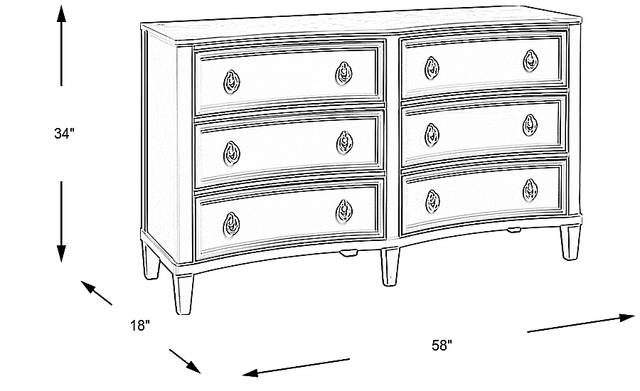 Dimension Image. Please refer to the Dimension Tab on this page for dimension details.