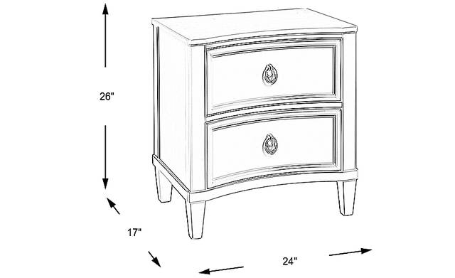 Dimension Image. Please refer to the Dimension Tab on this page for dimension details.