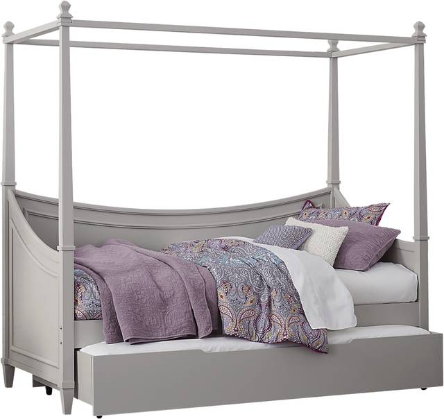 Kids Jaclyn Place Gray Twin Canopy Daybed - Thumbnail - Image 3
