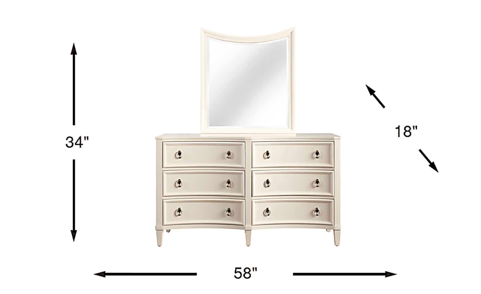 Dimension Image. Please refer to the Dimension Tab on this page for dimension details.