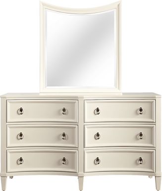Kids Jaclyn Place Ivory Dresser Mirror Set