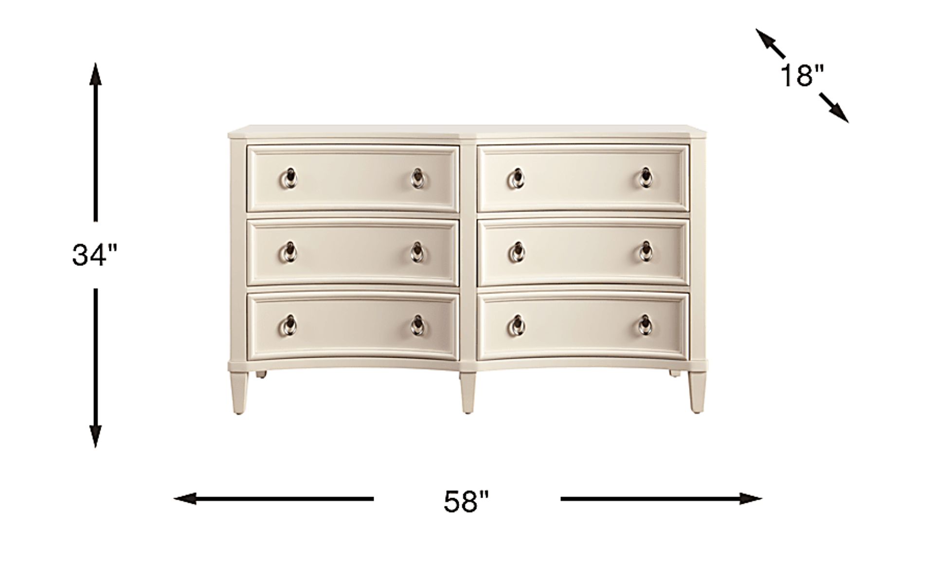 Dimension Image. Please refer to the Dimension Tab on this page for dimension details.