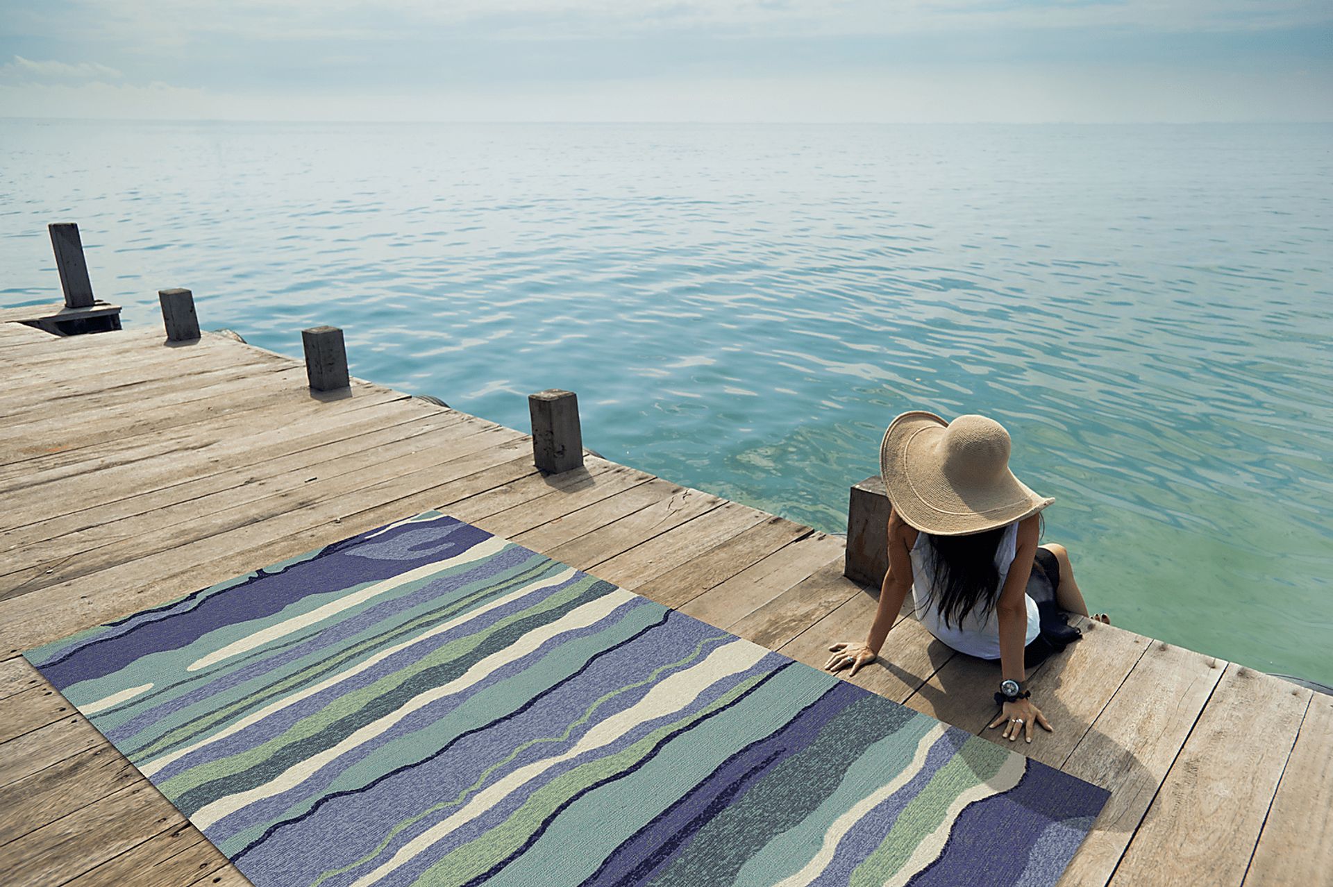Kids Jaelynne Turquoise 7'6 x 9'6 Rug - Image 6