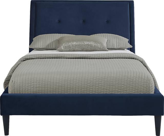 Kids Jaidyn Blue 3 Pc Full Upholstered Bed - Thumbnail - Image 3