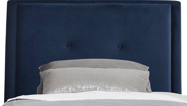 Kids Ivy League 2.0 Walnut Bedroom with Jaidyn Blue Twin Upholstered Bed - Thumbnail - Image 6