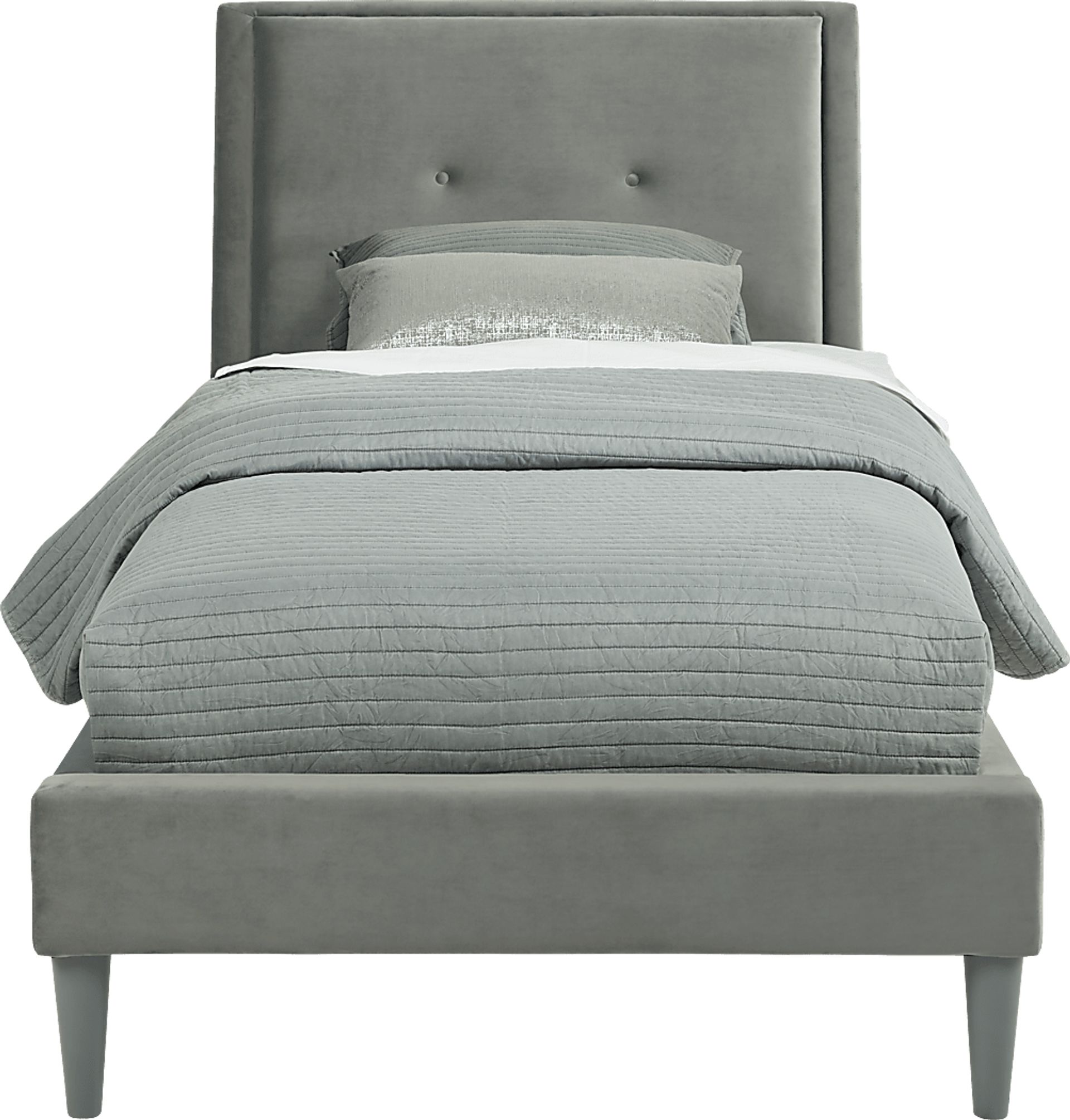 Kids Mill Valley Jr. Cherry 5 Pc Bedroom with Jaidyn Gray Twin Upholstered Bed - Image 3