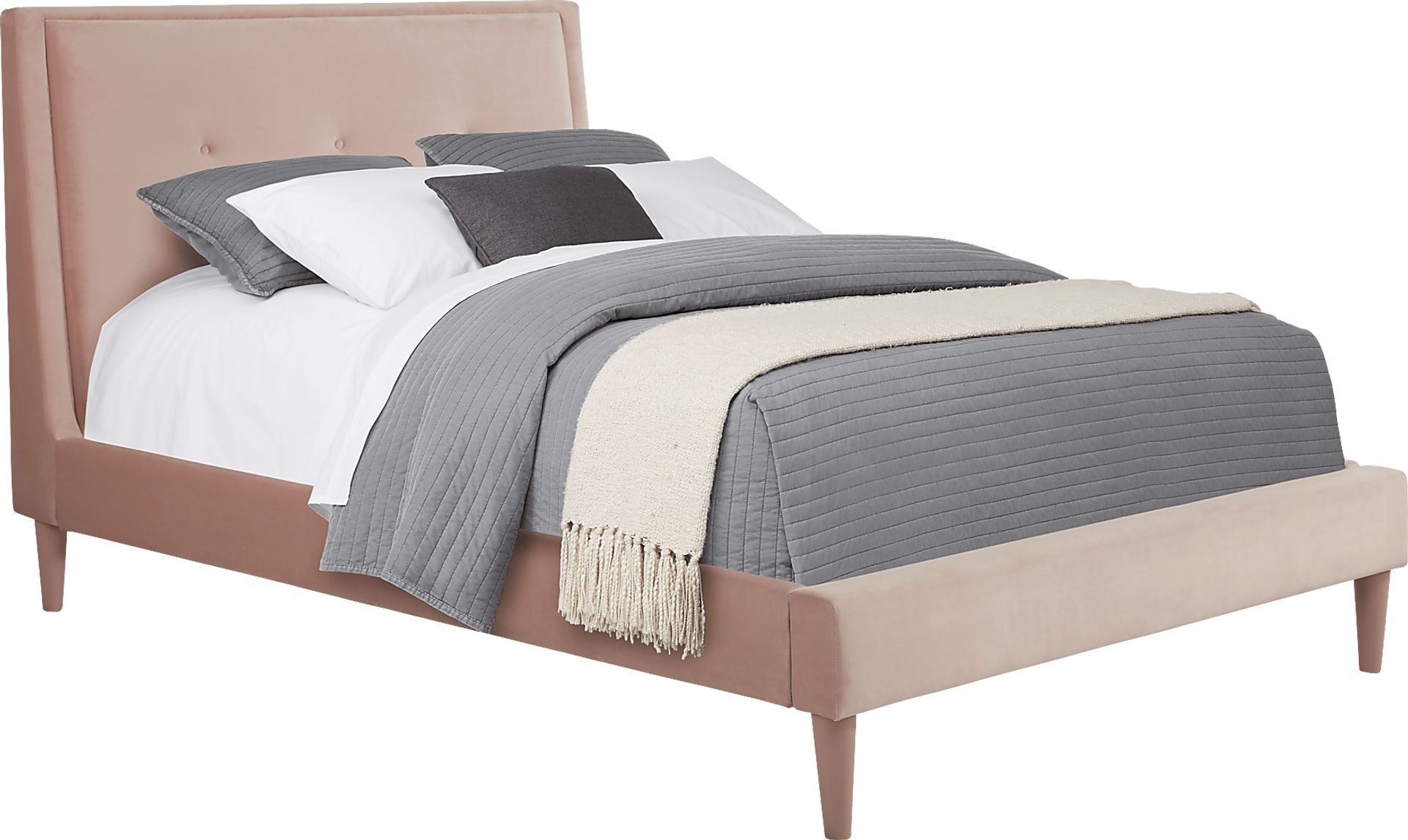 Kids Jaidyn Pink Full Upholstered Bed - Image 1
