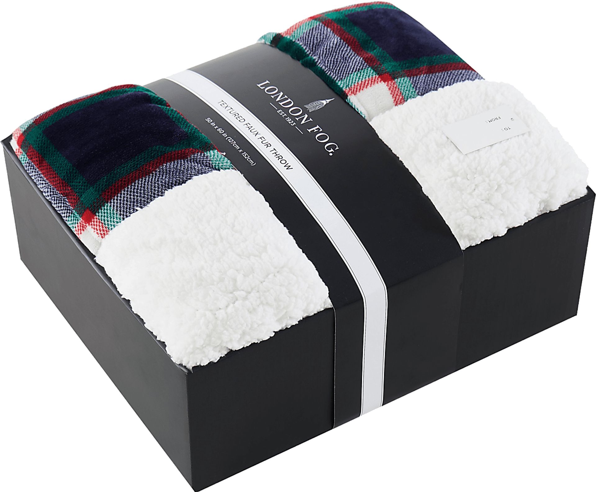 Kids Jakov Blue Faux Fur Throw - Image 5