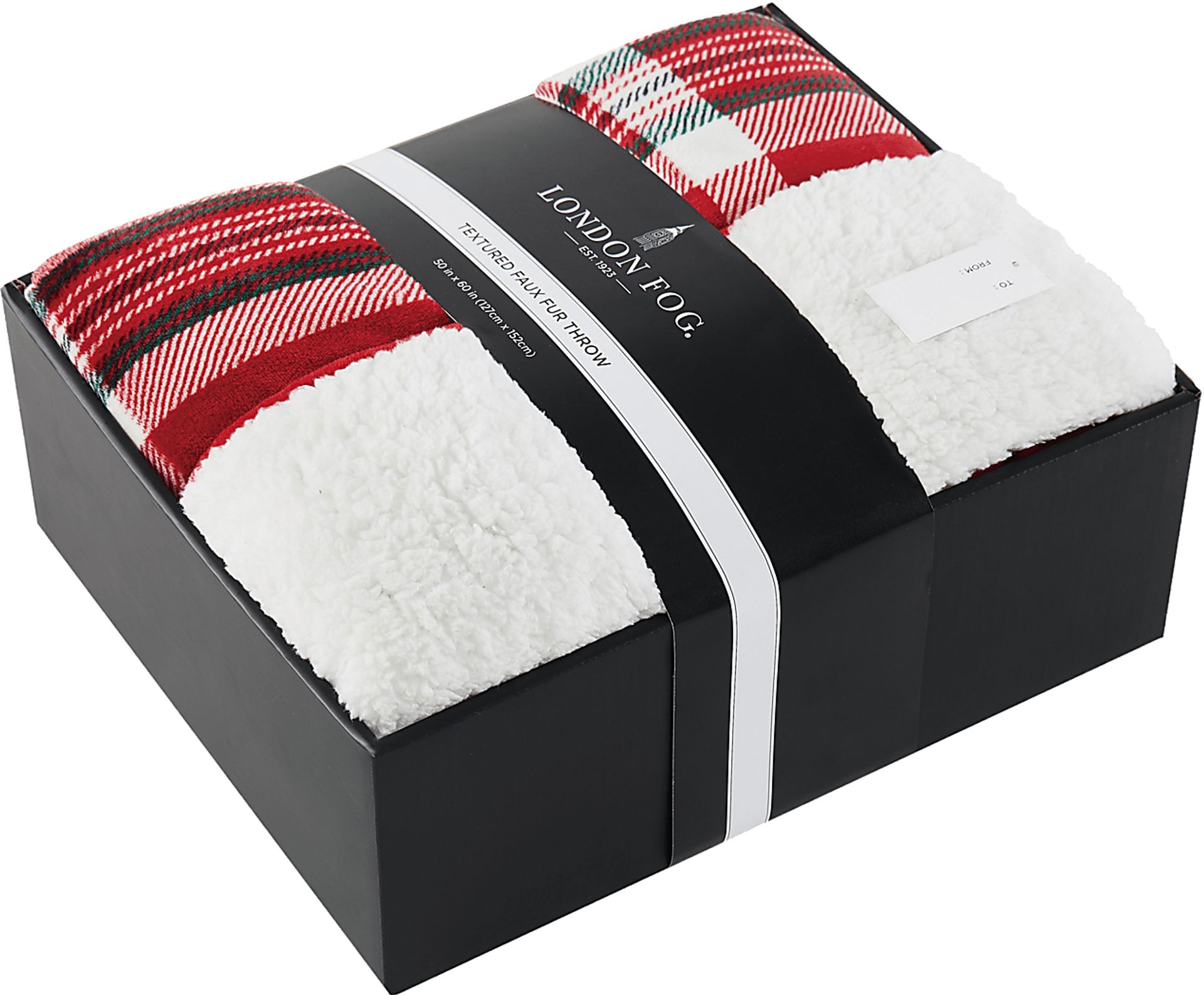 Kids Jakov Red Faux Fur Throw - Image 5