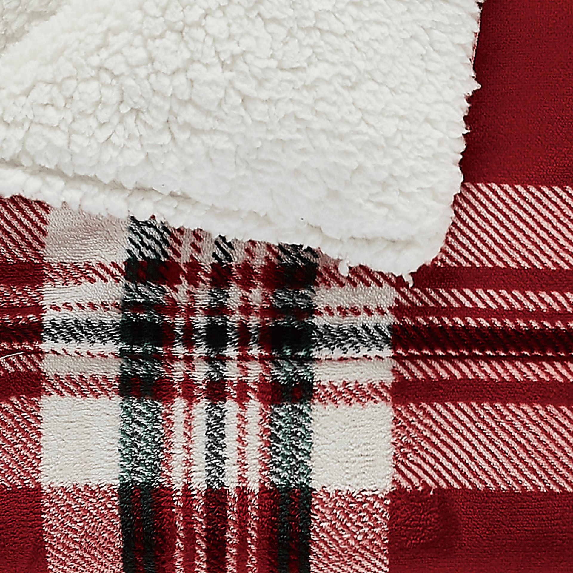 Kids Jakov Red Faux Fur Throw - Image 6