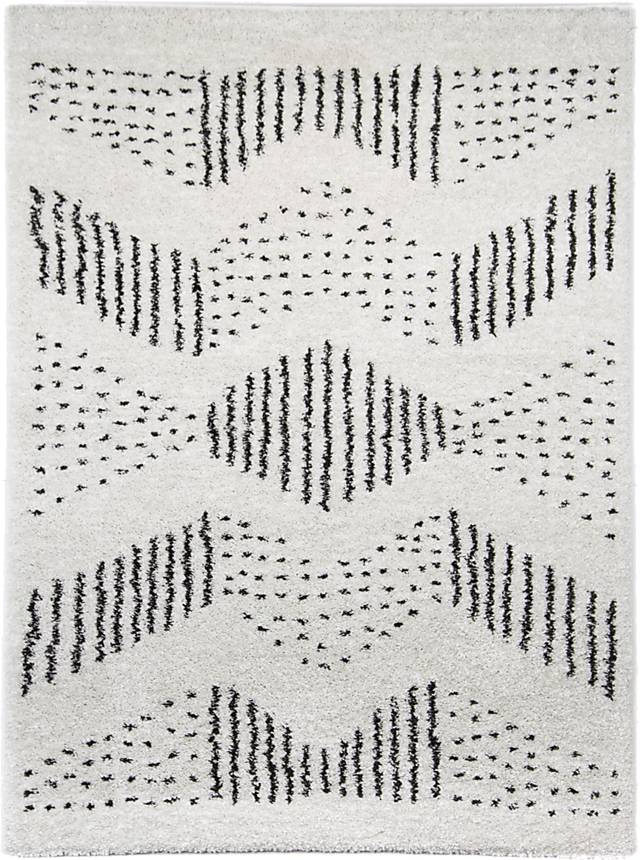 Kids Janoal White/Gray 5'3 x 7' Rug - Thumbnail - Image 1