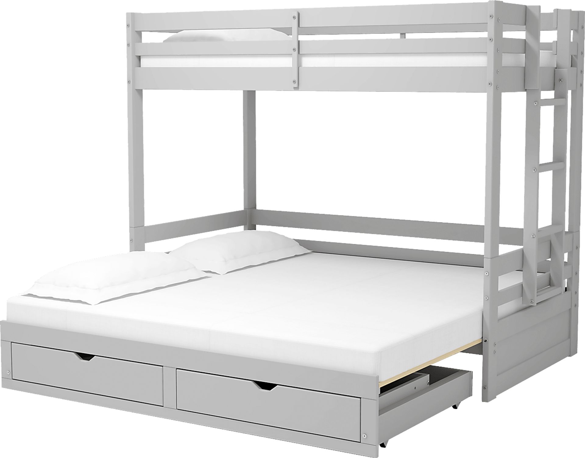 Kids Jariden Dove Gray Twin/Twin Extending Bunk Bed - Image 3