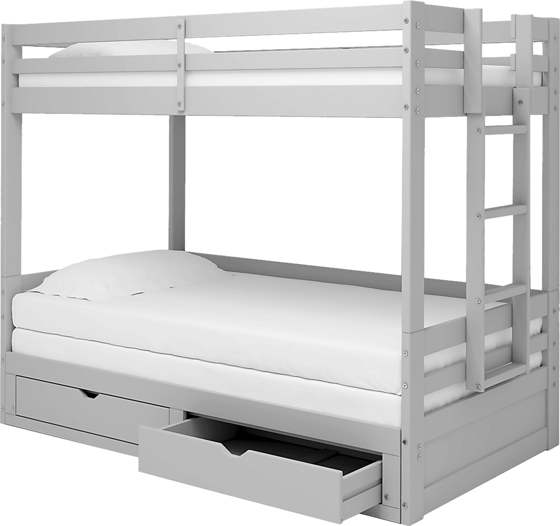 Kids Jariden Dove Gray Twin/Twin Extending Bunk Bed - Image 1