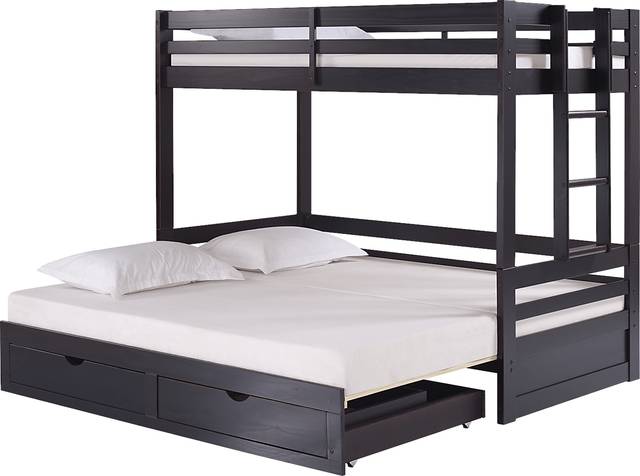 Kids Jariden Espresso Twin/Twin Extending Bunk Bed - Thumbnail - Image 2