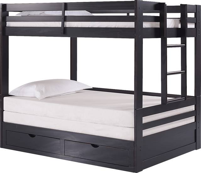Kids Jariden Espresso Twin/Twin Extending Bunk Bed - Thumbnail - Image 1