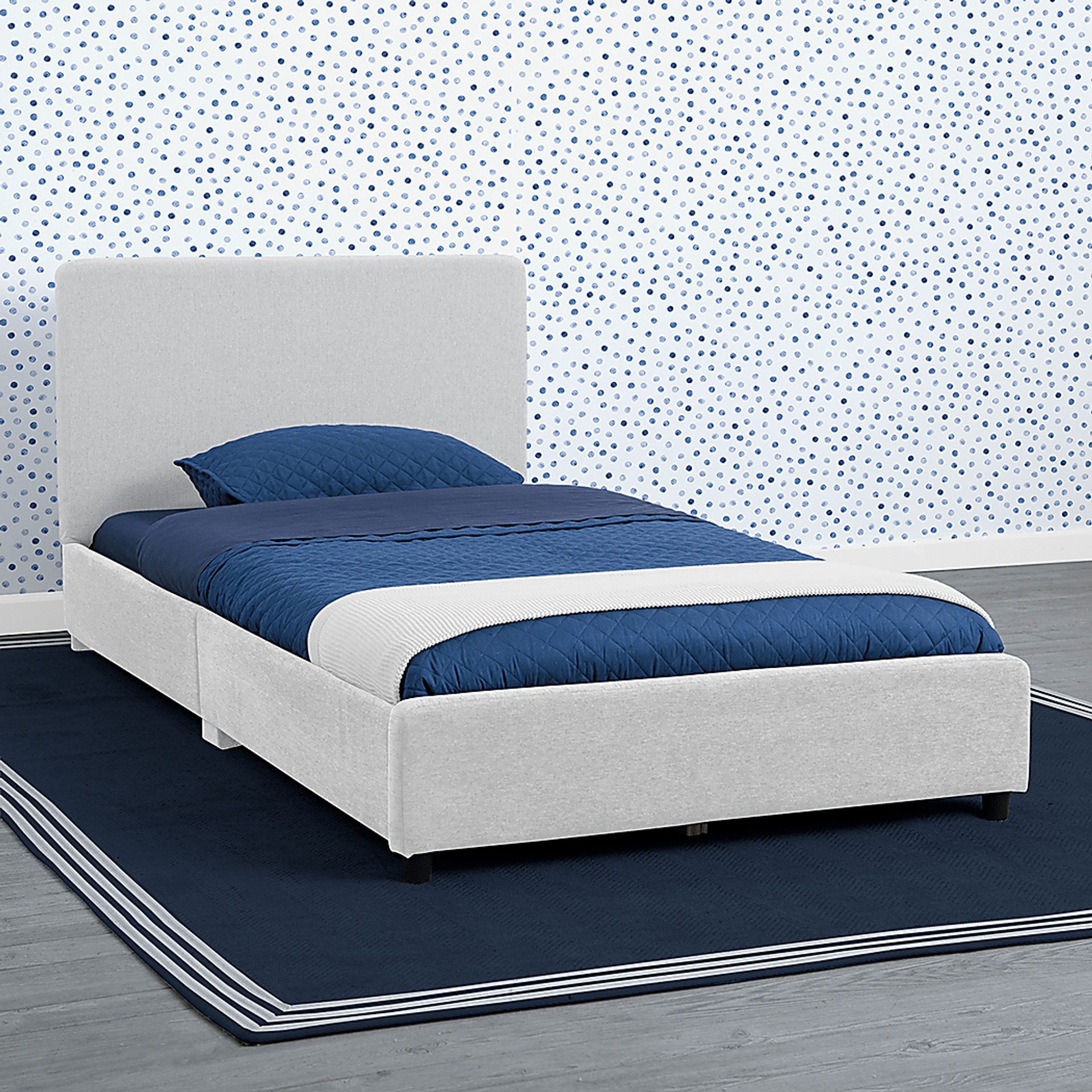crown bed datype 青 Amazon.com: CollaredEagle Twin Bed Frame with Headboard and