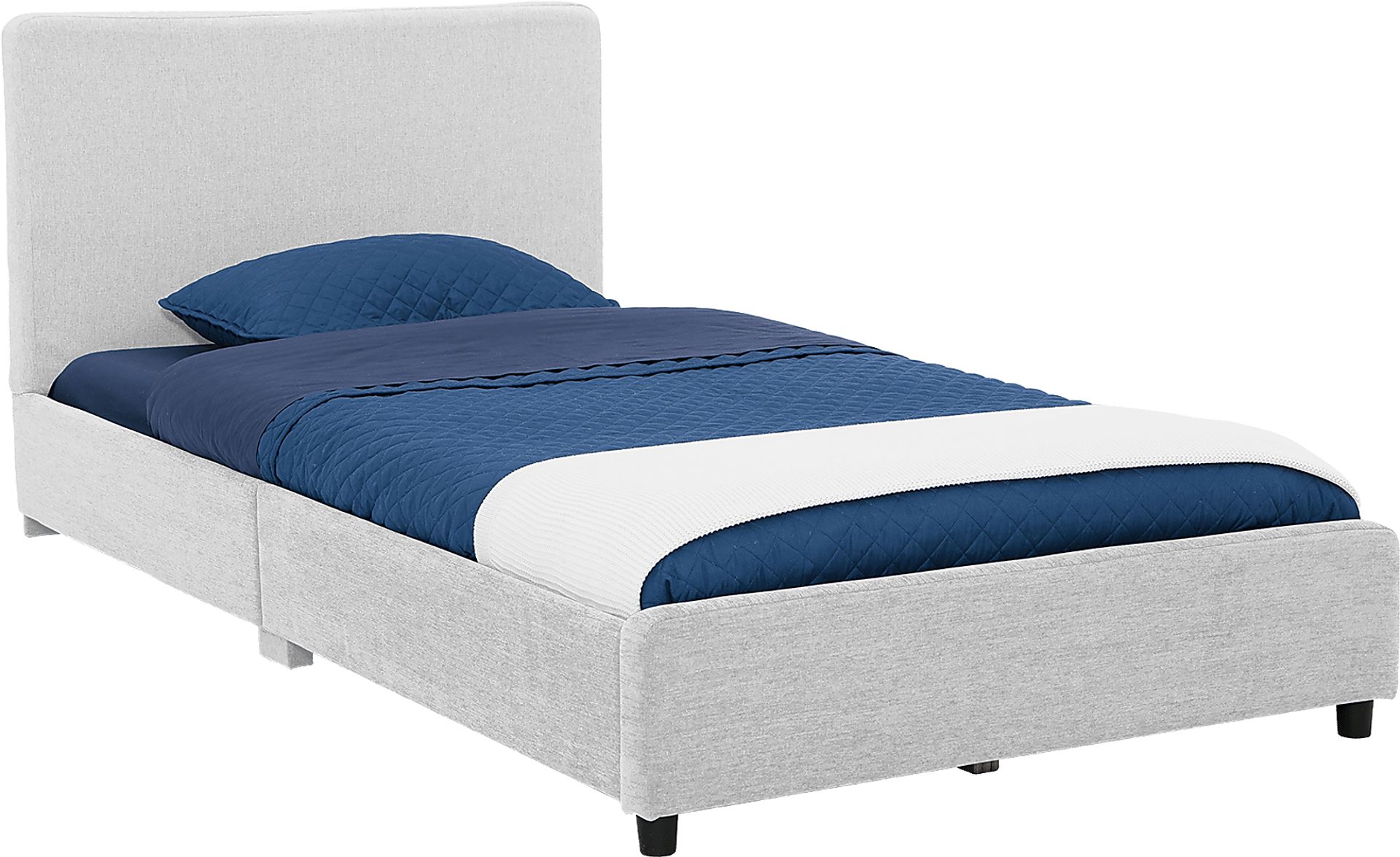 Kids Javoa I Gray Twin Bed - Image 1