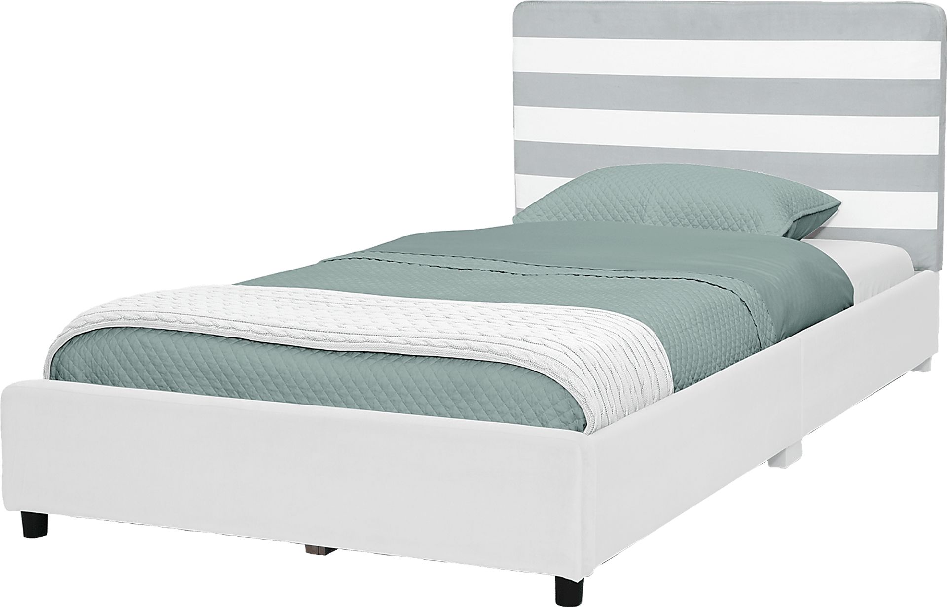 Kids Javoa II Gray Twin Bed - Image 1