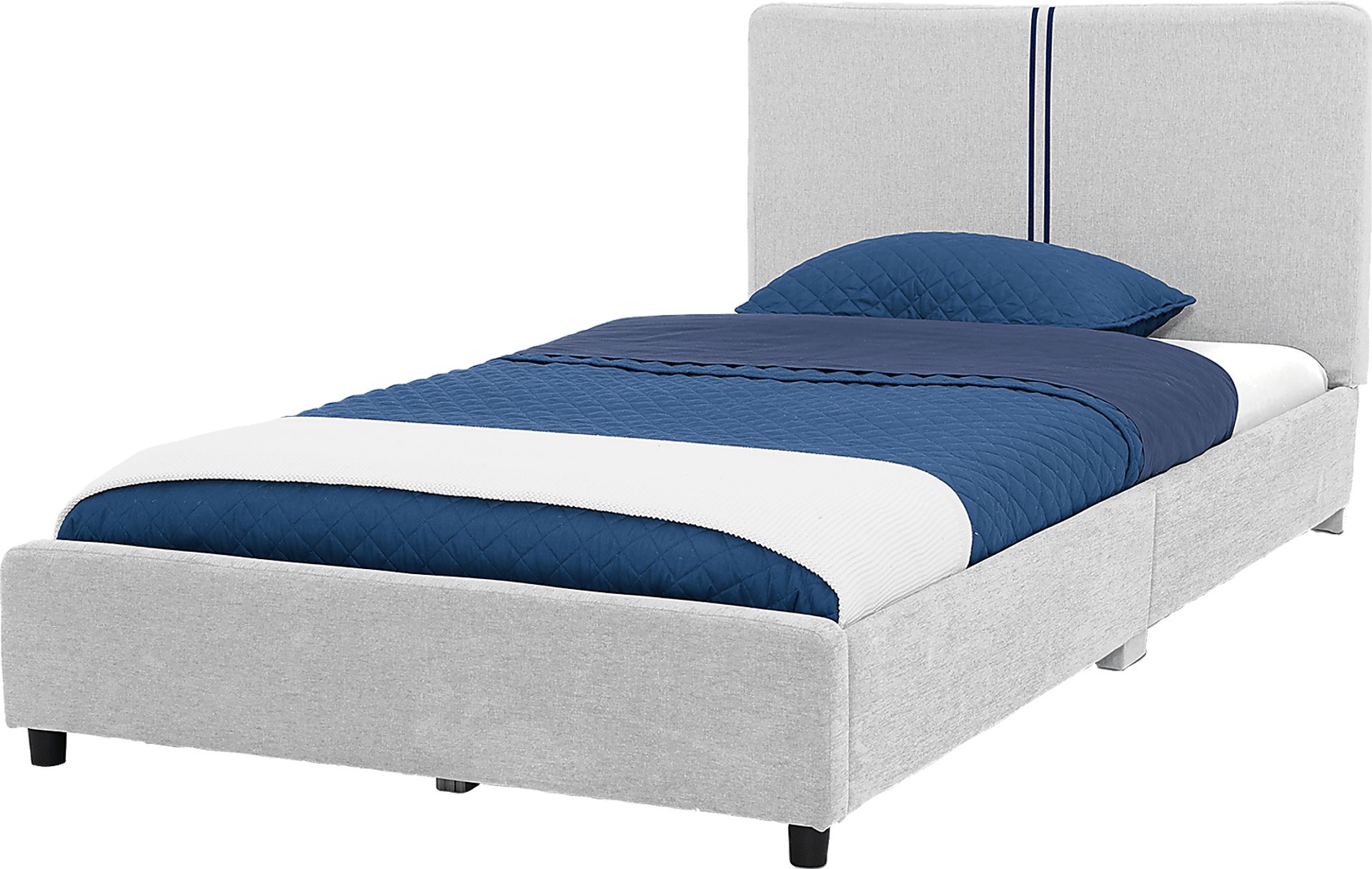 Kids Javoa III Gray Twin Bed - Image 4