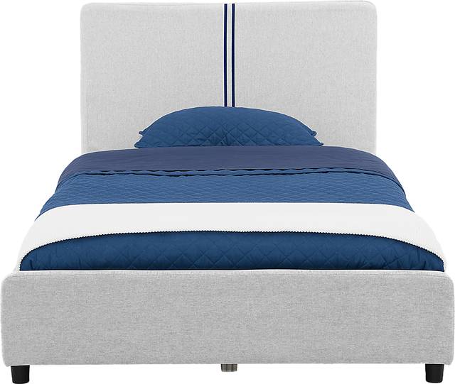 Kids Javoa III Gray Twin Bed - Thumbnail - Image 5