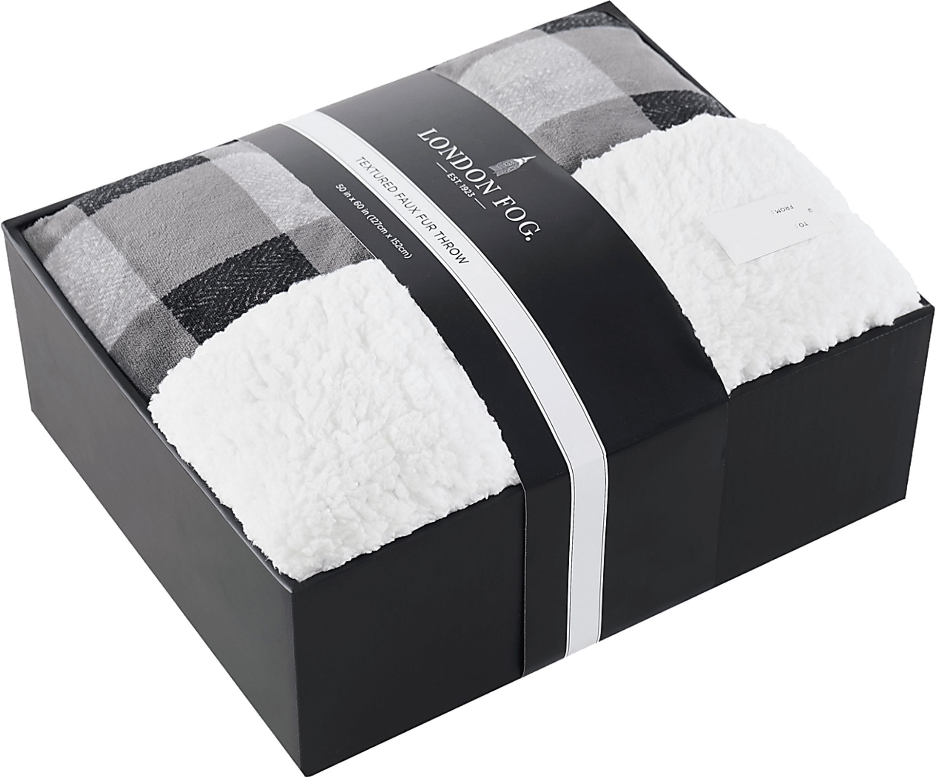 Kids Javok Gray Faux Fur Throw - Image 5