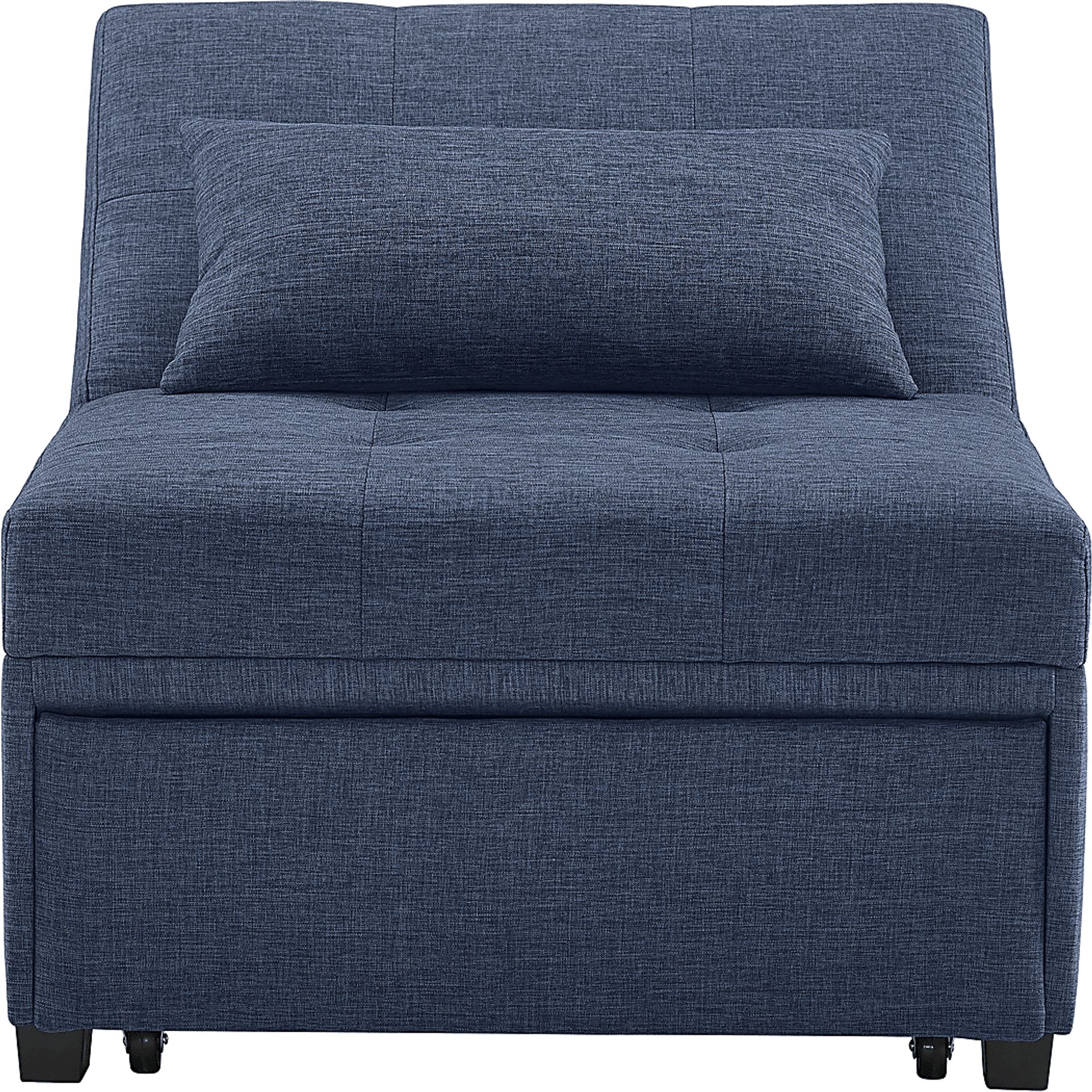 Kids Jaxton Blue Convertible Chair - Image 7