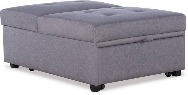 Kids Jaxton Gray Convertible Chair - Thumbnail - Image 5