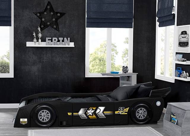 Kids Jeadi Black Twin Car Bed - Thumbnail - Image 2